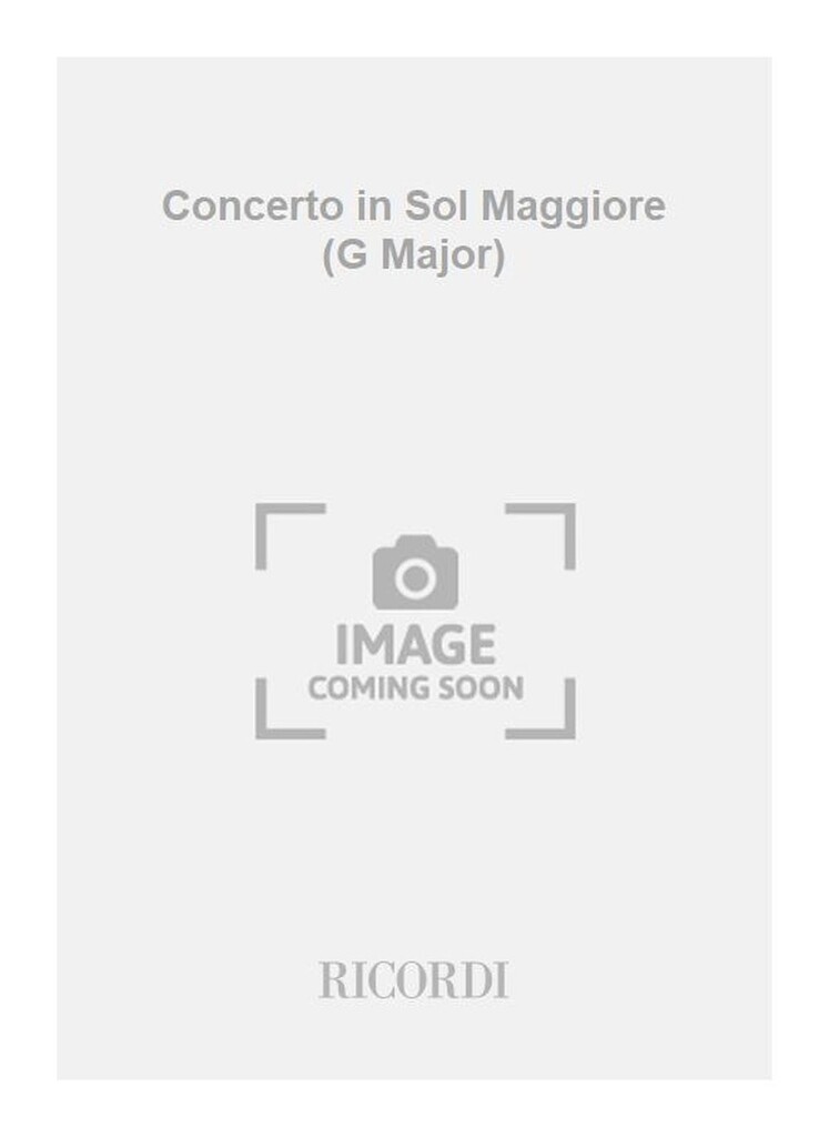 Concerto in Sol Maggiore (G Major)